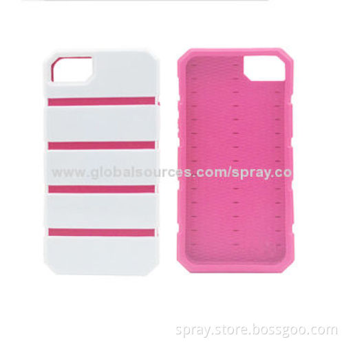 Dual Color and No Skid Texture Style Hard Case Cover for iPhone 5/5S, Various Colors are Available